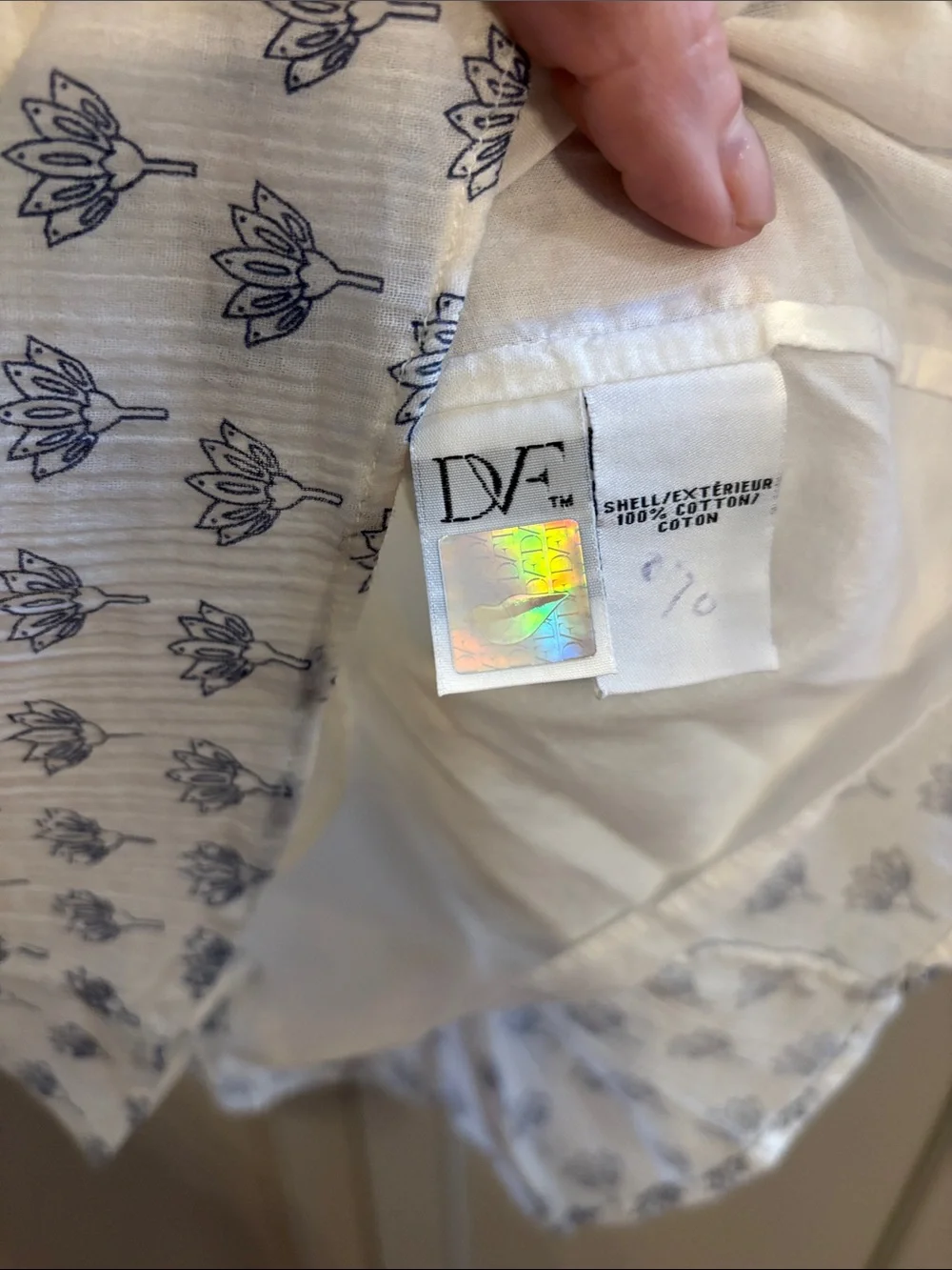 Diane Von Furstenberg Rissa tank sz 2